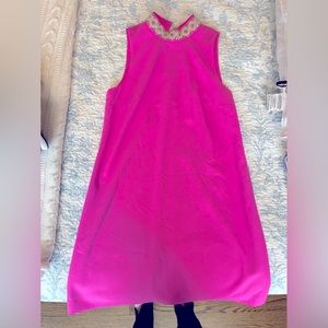 Beautiful pink Lilly Pulitzer shift dress, perfect for a summer wedding.